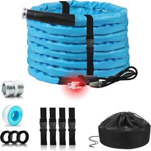 Heated Water Hose for Rv (75ft L x 5/8"ID) 4.0 Upgraded Function